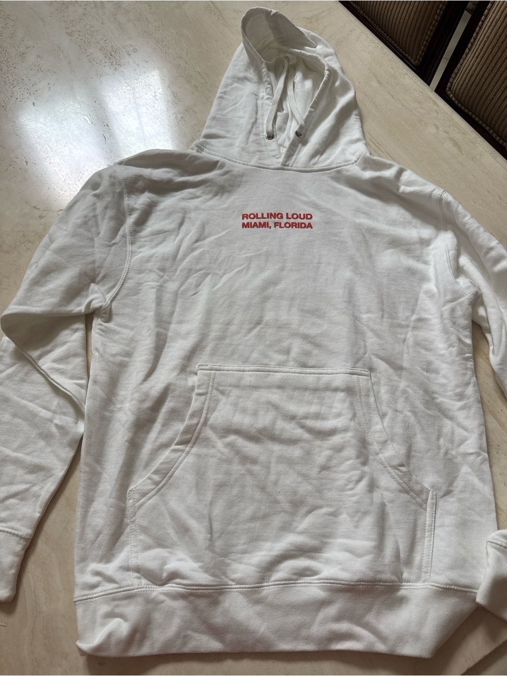 Rolling Loud Miami White Pullover Hoodie